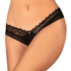 Ouvert-String „Medilla“ mit Wimpernspitze