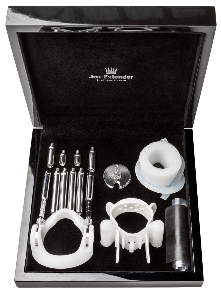 Penis-Expander „Platinum“ mit 950er-Platinbeschichtung
