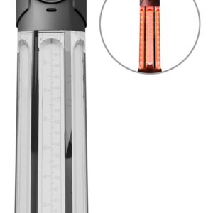 Penispumpe „Red Light Power“ mit Rotlicht-Tiefenwärme