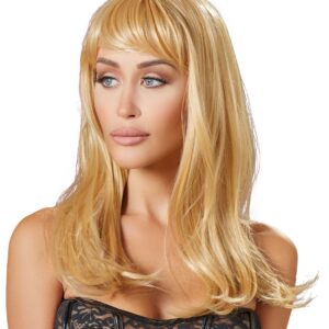 Perücke, blond, lang