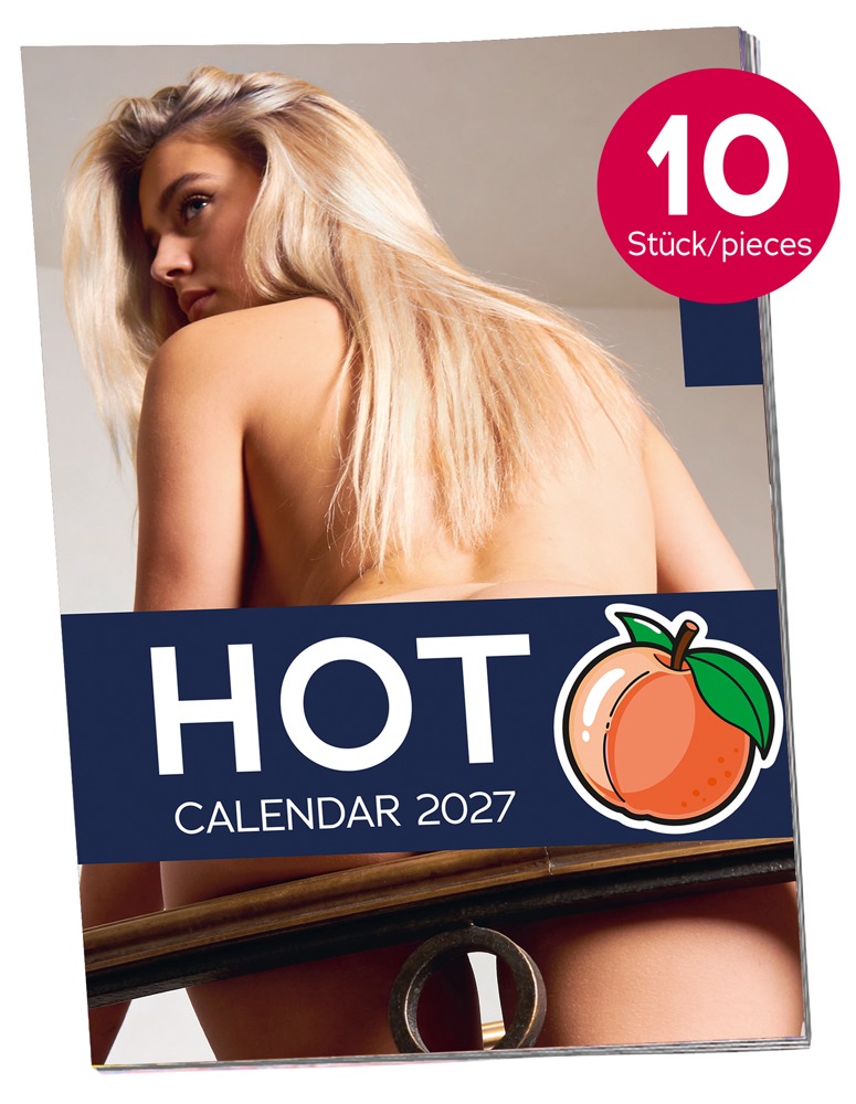 Pin-up Kalender „Hot Ass 2027“ in Farbe und im Großformat