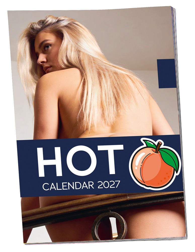 Pin-up Kalender „Hot Ass 2027“ in Farbe und im Großformat