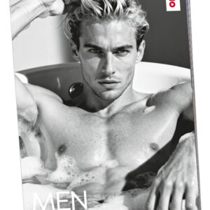 Pin-up Kalender „Men 2027“ in Schwarzweiß und im Großformat