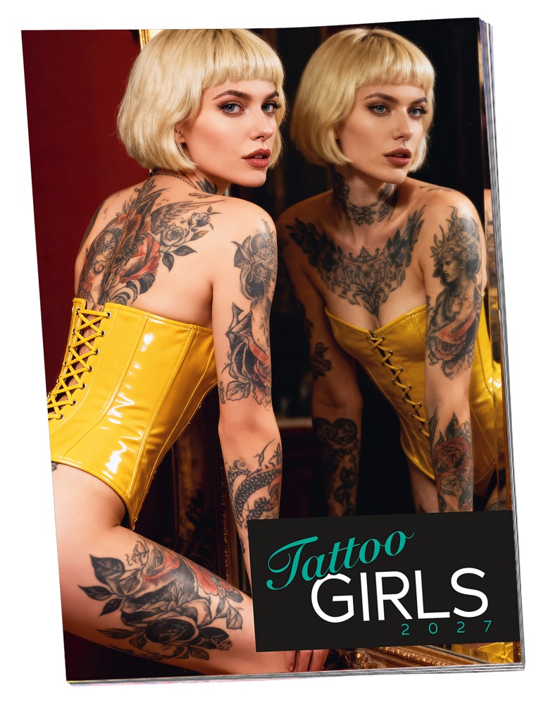 Pin-up Kalender „Tattoo-Girls 2027“ im Großformat
