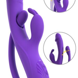 Rabbitvibrator mit G-Punkt/Anal-Stimulator