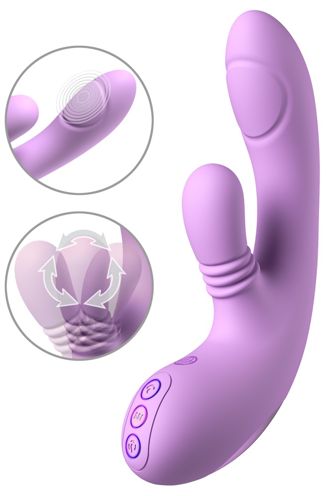 Rabbitvibrator „IntiMotion Flutter Pro“ mit 4 Motoren