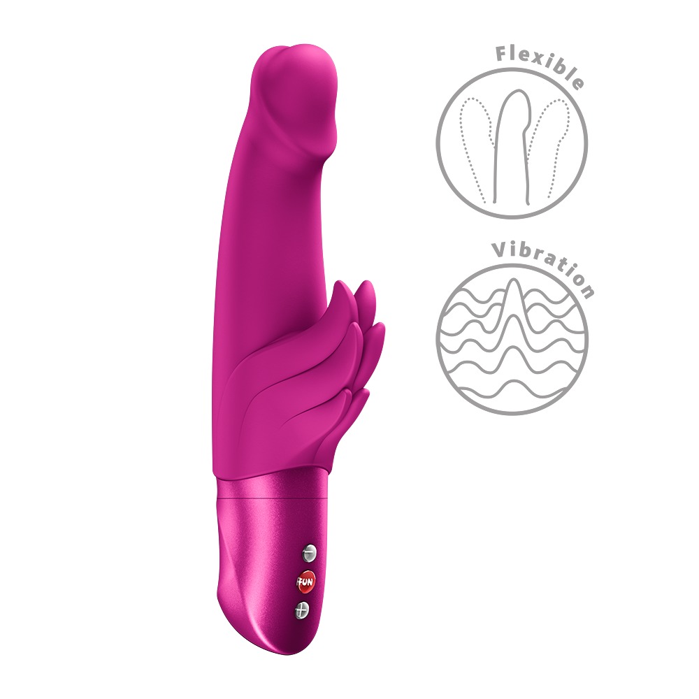 Rabbitvibrator „WICKED ANGEL“ mit Reiz-Flügeln