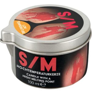 S/M-Kerze im Alu-Tiegel
