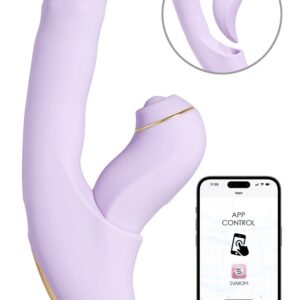 Stoßvibrator „DuoGlow“ mit Pulsator-Stimulator