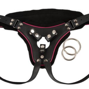 Strap-on-Harness aus Leder, po-frei