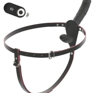 Strap-on „RC Vibrating Double“ mit Außen- und Innen-Vibrator