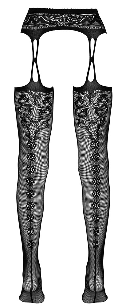 Straps-Strumpfhose in Strapsgurt-Optik