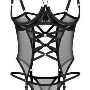 Strapshemd „Dominna“ inklusive Ouvert-String