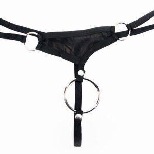 String mit abknöpfbarem Penisring