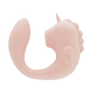 Vibrator „C-Horse Coral Throb“ mit Klitoris-Stimulator