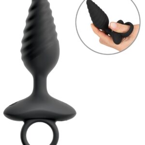 Vibro-Analplug im Spiral-Design