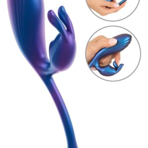 Vibro-Ei „Flexible Double Bullet“ mit Klitorisstimulator