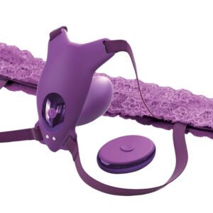 Vibro-String „Ultimate G-Spot Butterfly Strap-on“ mit Fernbedienung